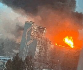 Zerstörung Wohnblocks